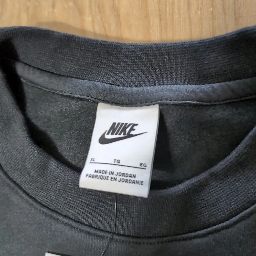 NEW Nike Mens XL Crew Training Athletic Sweater‎ Stretch EZDAY Elite Black NWT